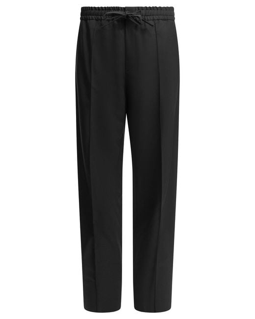 Valentino Black Vlogo Signature Tailored Pants for men