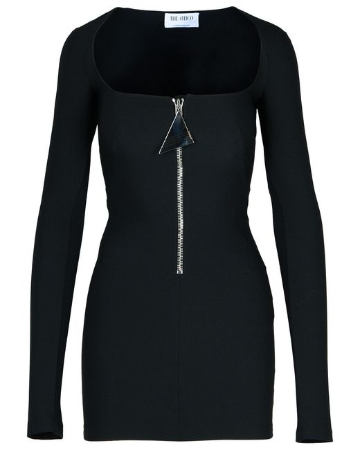 The Attico Black Polyester Blend Dress