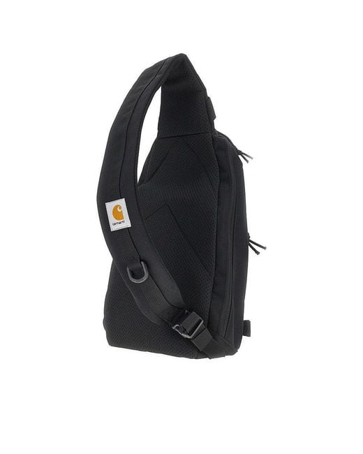 Carhartt Black 'Kyle' Technical Canvas Sling Bag for men
