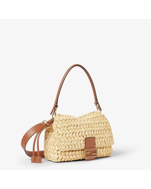 Fendi Metallic "Mamma Baguette" Small Shoulder Bag