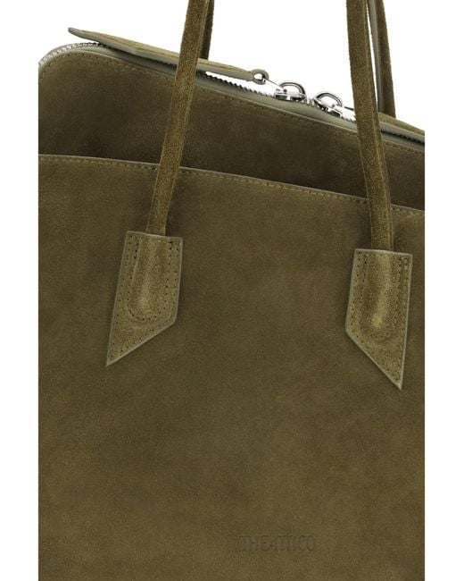 The Attico Green Shoulder Bags