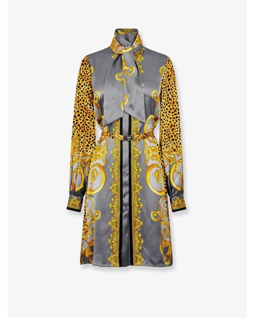 Versace Multicolor Shirt Dresses