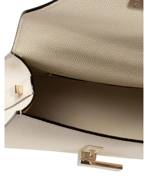 Valextra Natural "Iside Micro" Crossbody Bag