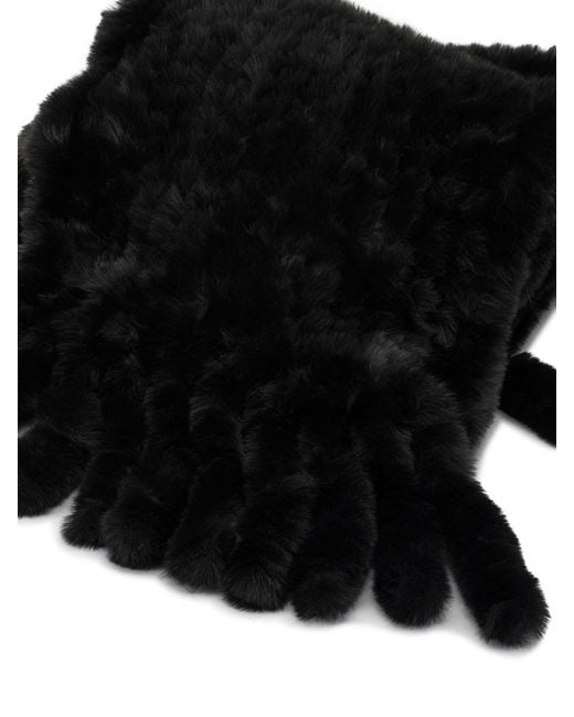 Pinko Black Polyester Scarf