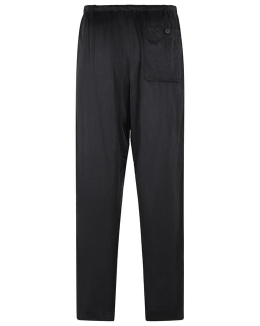 Dries Van Noten Blue 'Penny' Cotton Blend Pants for men