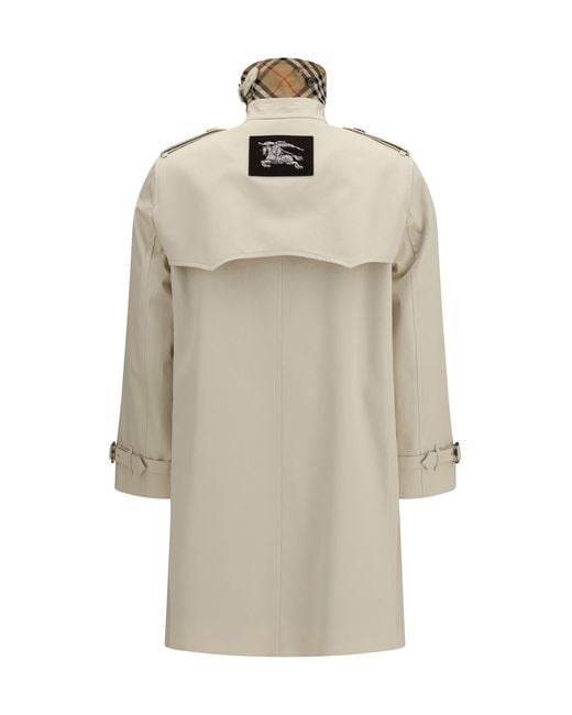 Burberry Natural Short Summerside Trench