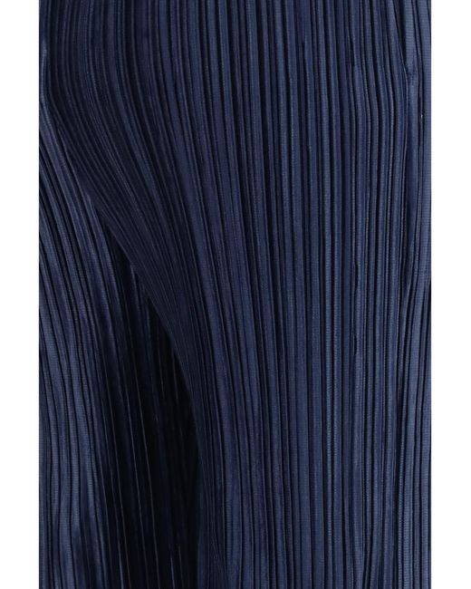 GONGDID DESIGN Blue Corduroy Palazzo Pants