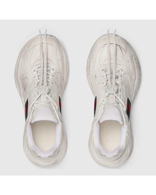 Gucci White 2.0" Sneakers for men