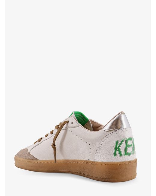 Golden Goose Deluxe Brand Brown Deluxe Brand Ball Star Leather Sneakers for men