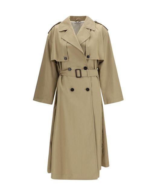 Weekend by Maxmara Natural Trench Coat Oversized