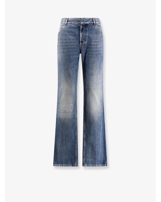 Dior Blue Dior Regular Fit Stone-Washed Denim Jeans
