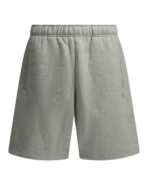 Carhartt Gray "Chase" Tracksuit Shorts