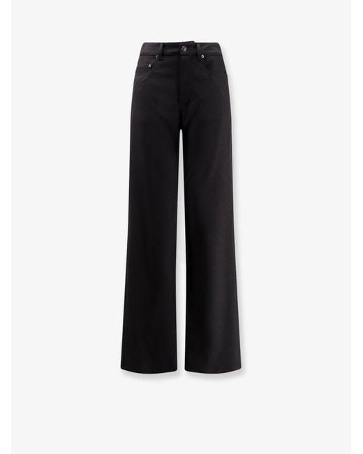 Balenciaga Black Stretch Wool Trousers