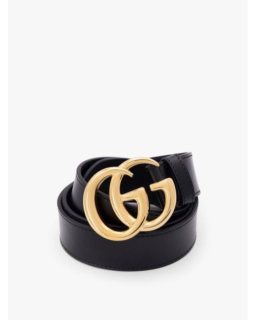 Gucci White Leather Belts E Braces for men