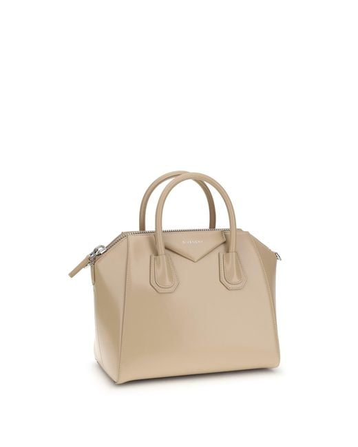 Givenchy Natural Antigona Small Leather Box Handbag