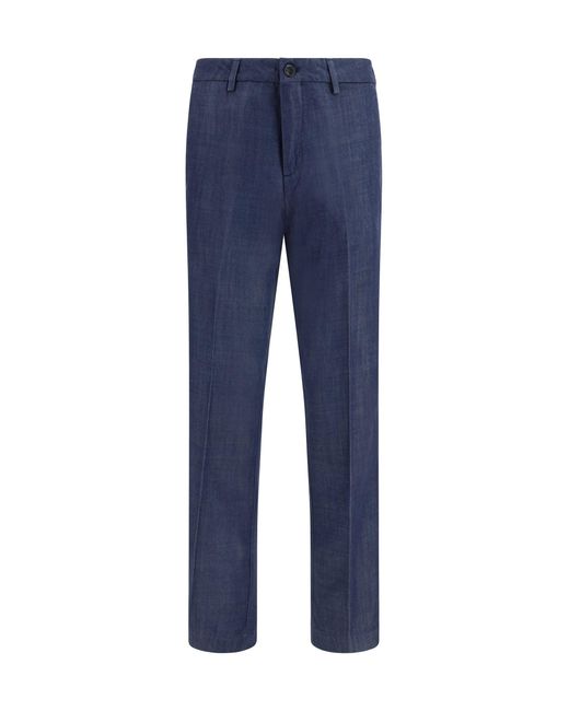 Cruna Blue Tailored Trousers