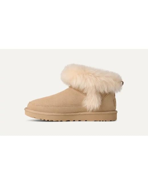 Ugg Black "Classic Ultra Mini Chalet" Ankle Boots