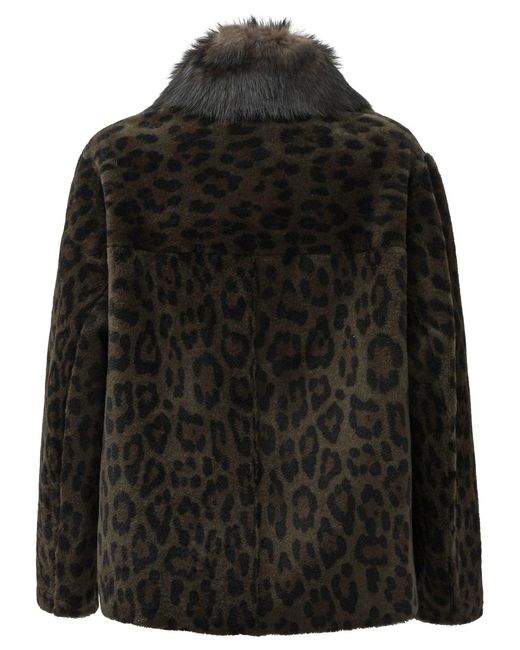 FURLING BY GIANI Black Reversible Short Coat