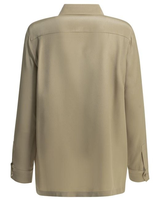 Max Mara Natural Silk Crêpe De Chine Shirt