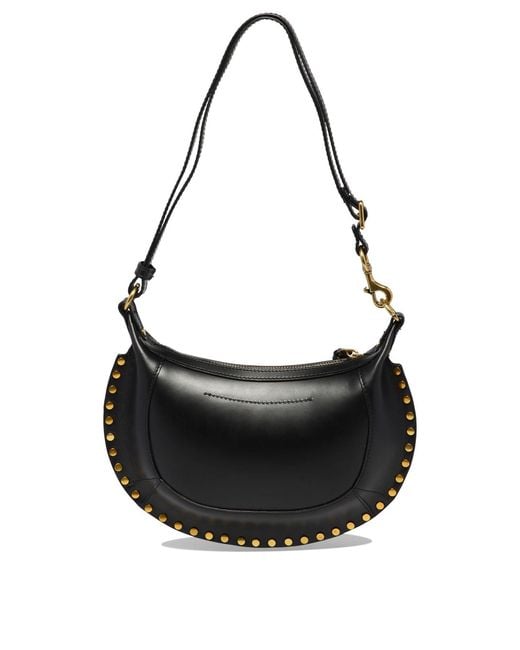 Isabel Marant Black "Oskan Moon" Shoulder Bag
