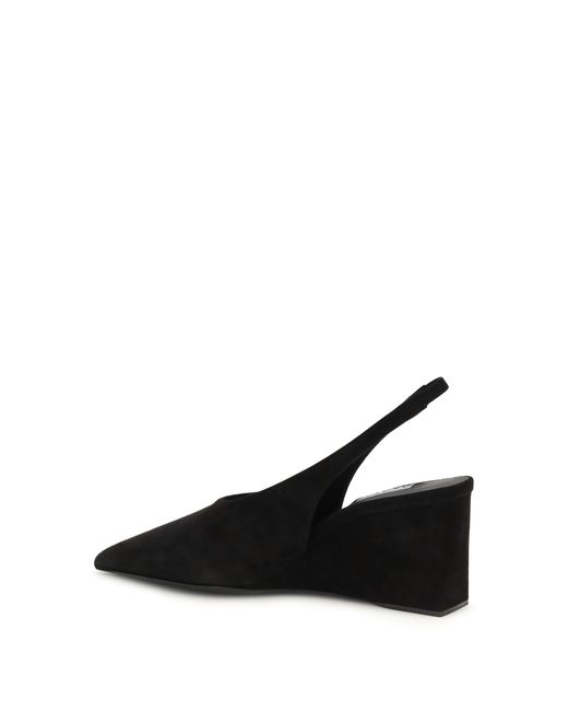 Alaïa Black Alaã¯A Cube Wedge Slingback Pumps