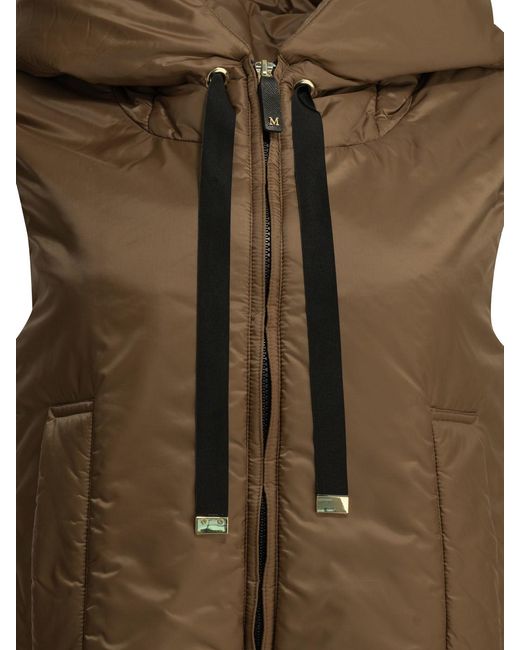 Max Mara Green Water-Repellent Sleeveless Jacket