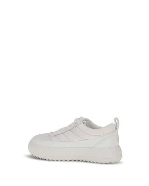 Moncler White Altive Low Top Sneakers