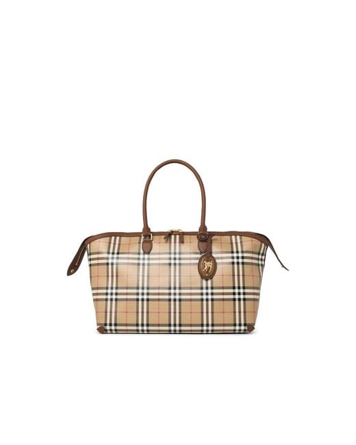 Burberry Metallic Medium Tote Bag