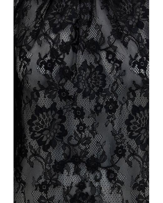 Self-Portrait Black Lace Blouse