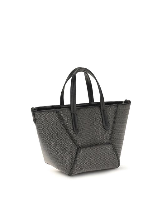 Brunello Cucinelli Black Mini Shoulder Bag Bc Duo Mini Precious