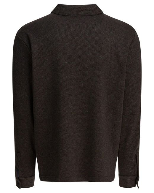 Vince Black Polo Shirts for men