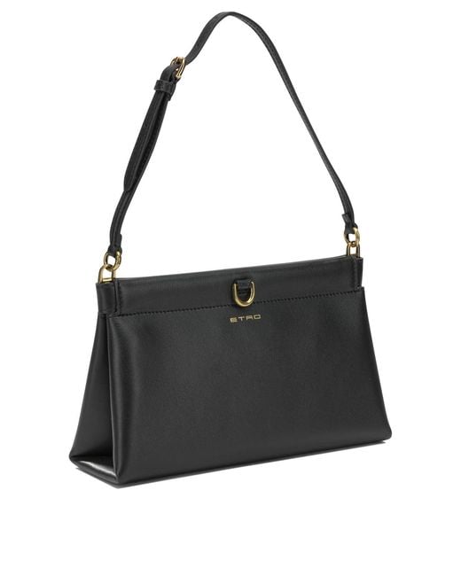Etro Black "Talk" Small Shoulder Bag