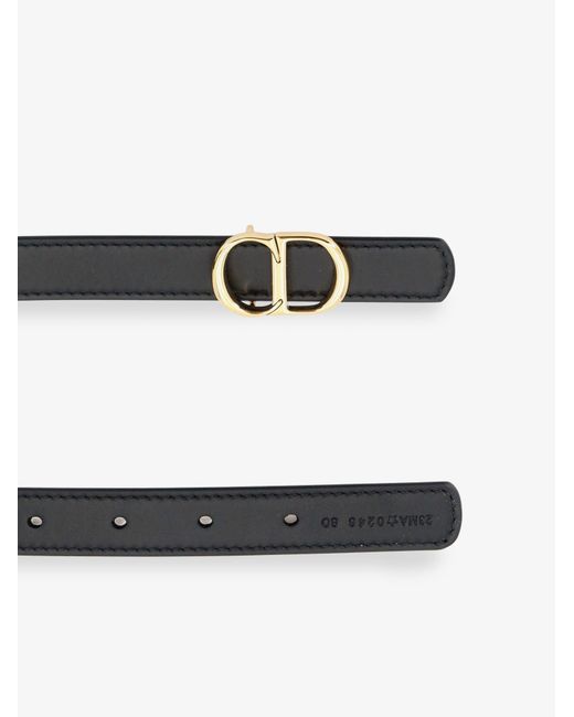 Dior White Dior Cd Icon Leather Belt