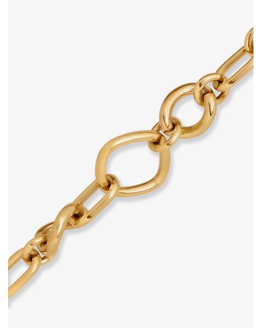 Céline Metallic Charms Modern Brass Bracelet