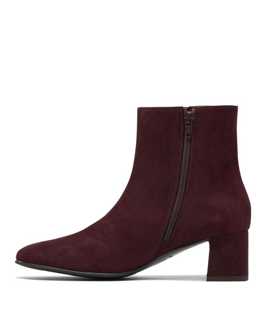 MARETTO® Purple Bordeaux Rubber Ankle Boots
