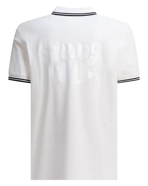 Comme des Garçons White "Cdg Strong Will" Polo Shirt for men
