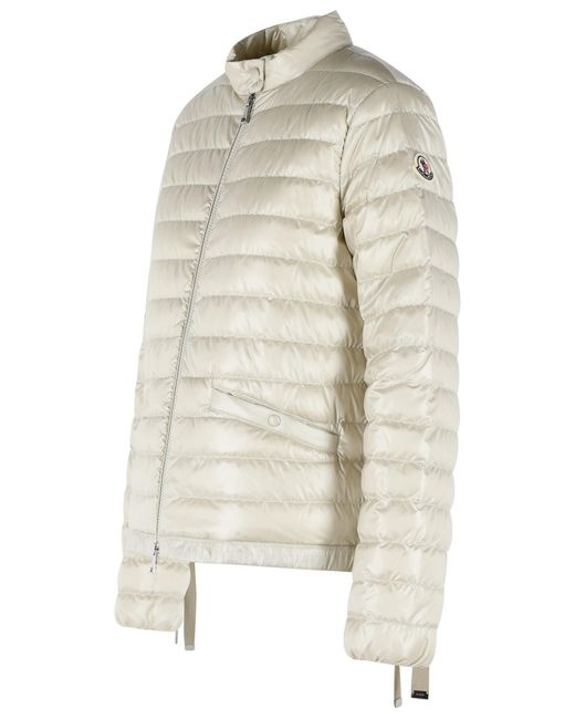 Moncler Natural 'Azalee' Short Polyamide Down Jacket