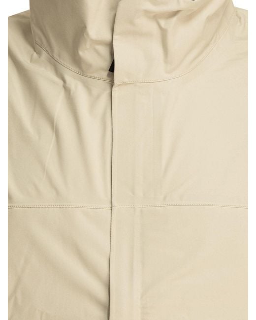 Norse Projects Natural "3L Stand Collar" Waterproof Jacket for men