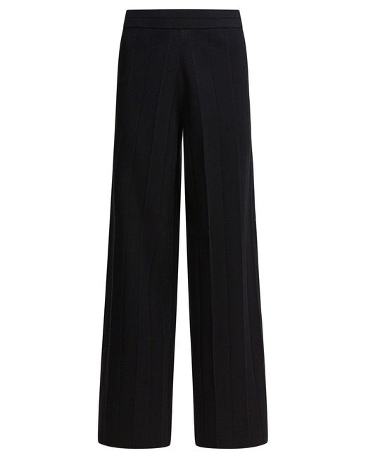 Max Mara Pure Black Trousers