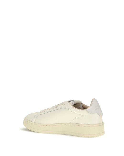 Autry Natural Dallas Low Leather Sneakers Msh/Msh