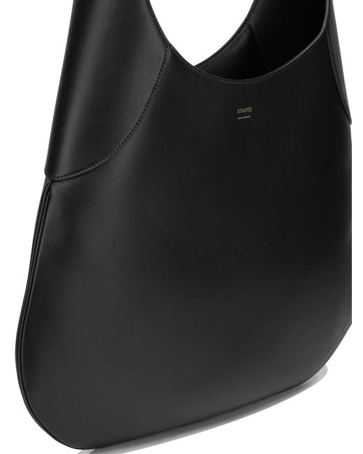 Khaite Black "Joan Hobo" Large Shoulder Bag