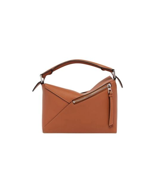 Loewe Brown Puzzle Edge Small Handbag