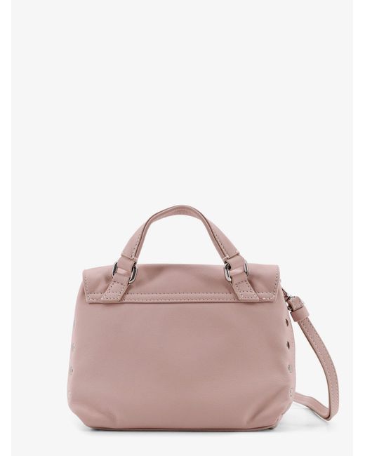 Zanellato Pink Postina Baby Leather Crossbody Bag