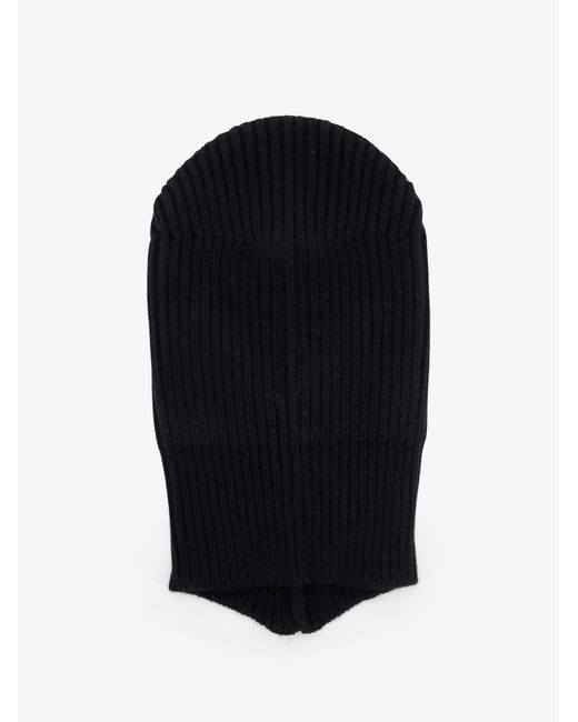 Rick Owens Blue Porteville Cashmere Wool Balaclava