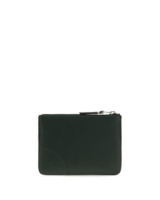 Comme des Garçons Green Coin Purse Calf Leather
