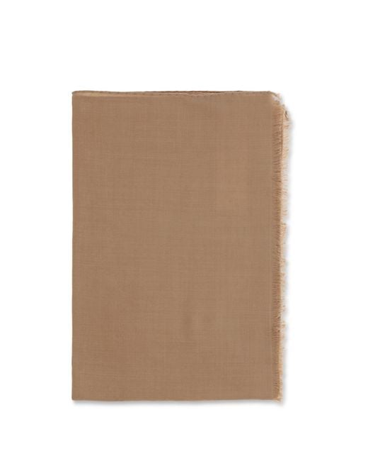 Women's Natural Fringed Scarf