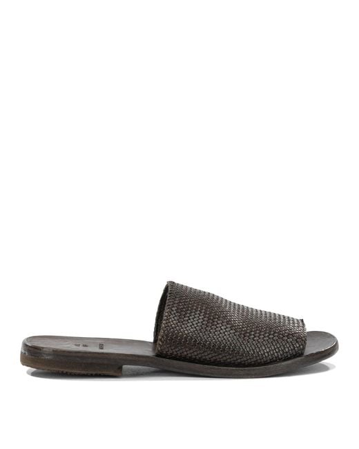 Moma Multicolor Calf Leather Rubber Sandals