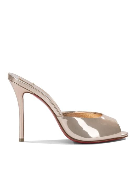 Christian Louboutin Natural Dolly 100 Specchio Sat