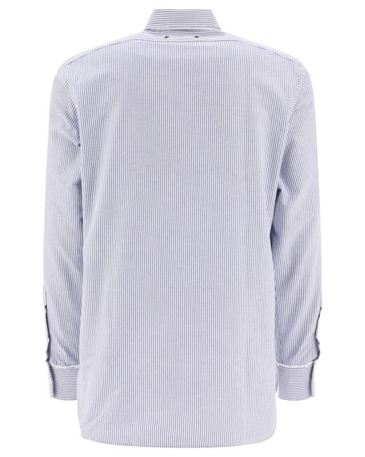 Golden Goose Deluxe Brand Blue "Alvise" Casual Shirt for men