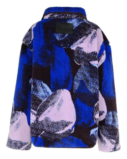 J.W. Anderson Blue Jw Anderson Polyester Blend Fleece for men
